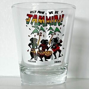 Jamaica We‎ Be Jammin Caribbean Island Collectible Shot Glass Barware Souvenir